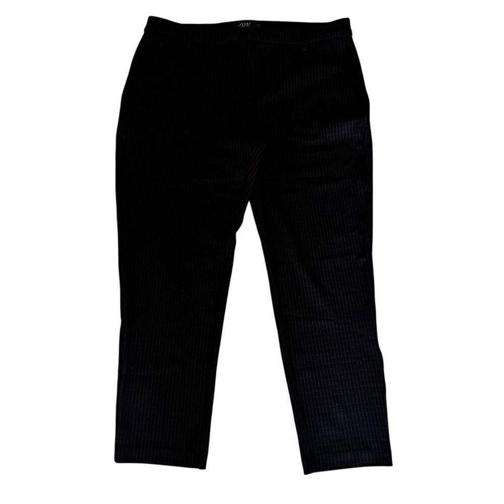 Liverpool Cranberry Black Kelsey Knit Office  Career Pants SZ 12/31 #2432